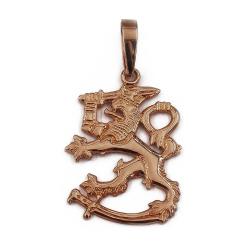 Tuotekuva Kultainen suomenleijonariipus 23x41mm RM