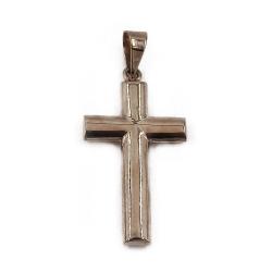 Tuotekuva 9k kultainen sileä ristiriipus 12.5x23mm OTI