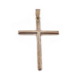Tuotekuva Kultainen näyttävä ristiriipus 31x40mm KOY