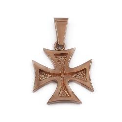 Tuotekuva Kultainen Maltan ristiriipus 16mm Jipe