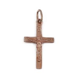 Tuotekuva Kultainen krusifiksi ristiriipus 12x21mm Tilli Olavi