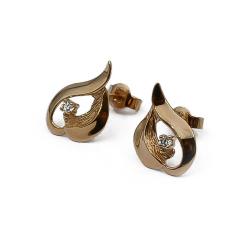 Tuotekuva Kultaiset tappikorvakorut zirkonialla