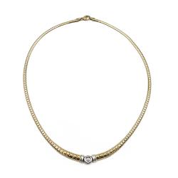 Tuotekuva Kultainen timanttikaulakoru 0.25ct 45cm