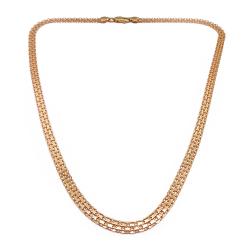 Tuotekuva Kultainen x-lenkki kaulakoru 43,5cm