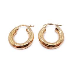 Tuotekuva 18k Kuviolliset putkirenkaat