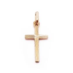 Tuotekuva Kultainen risti timanttileikattu