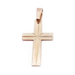 Tuotekuva Kultainen risti timanttileikattu