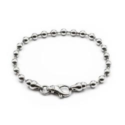 Tuotekuva Hopeinen ranneketju palloilla 19cm