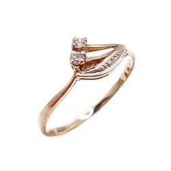 Tuotekuva Kultainen sormus cz 17mm