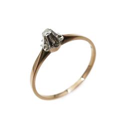 Tuotekuva 18K timanttisormus 0,02ct koko 17,25