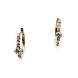Tuotekuva Kultaiset timanttikorvakorut 0,16ct