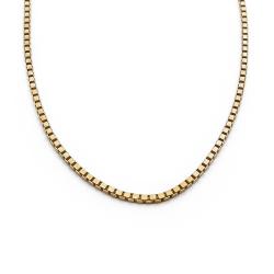 Tuotekuva Kultainen venetsiakaulaketju 43cm v.-75