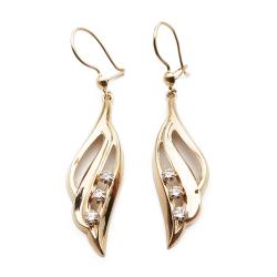 Tuotekuva Kultaiset zirk. koukkukorvakorut