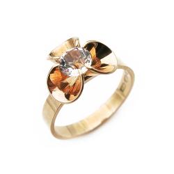 Tuotekuva Elis Kauppi Kupittaan Kulta sormus kirkkaalla kivellä 16,0 v.-79