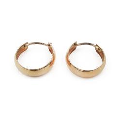 Tuotekuva Kultaiset korvarenkaat halk.15.8mm, lev. 5mm