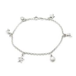 Tuotekuva Hopeinen maskotti ranneketju 18.5cm