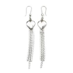 Tuotekuva Roikkuvat sydän koukkukorvakorut