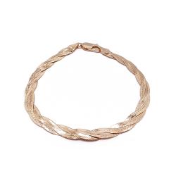 Tuotekuva Kultainen letitetty ranneketju 19cm