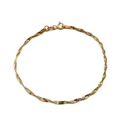Tuotekuva Kultainen kierre ranneketju 18.5cm