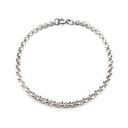 Tuotekuva Hopeinen papuranneketju 16,5cm lev.3mm