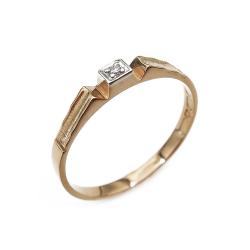 Tuotekuva 18K timanttisormus 0,005ct koko 18,0
