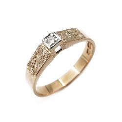 Tuotekuva Timanttisormus 0,03ct koko 17,25 lev.3mm v.-66