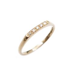 Tuotekuva Kultainen timanttisormus 5 x 0.01ct
