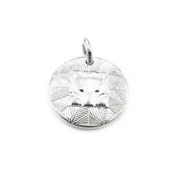 Tuotekuva Kalevala koru Amuletti Pohjankarhu pikkuhela 12,5mm hopea