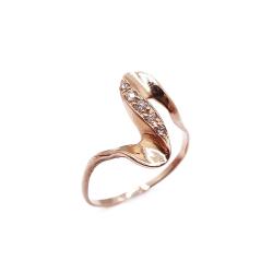 Tuotekuva Kultainen sormus 19mm zirkoniat