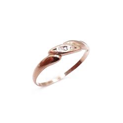 Tuotekuva Kultainen sormus tim. 0,005ct 17-