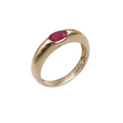 Tuotekuva Sormus rubiininpunaisella kivellä 0,5ct 17,5mm