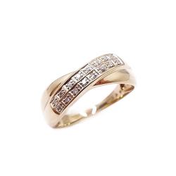 Tuotekuva Kultainen timanttisormus v.-99 0,08ct 19mm