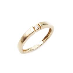 Tuotekuva Kultainen timanttisormus 0.02ct koko 16+