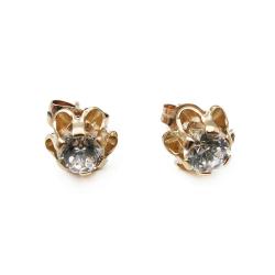 Tuotekuva Kultaiset zirk. korvakorut tapilla 6mm