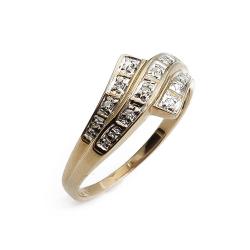 Tuotekuva kultainen timanttisormus 17,50mm 0,05ct