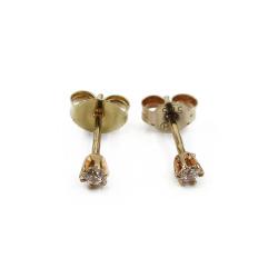 Tuotekuva Kultaiset sirot kirkaskiviset 2.5mm korvakorut tappi RO