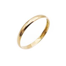 Tuotekuva 18k kultainen sileä kihlasormus 22- mm v.-42