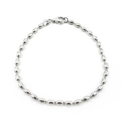 Tuotekuva Hopeinen oliiviranneketju 3mm 19cm