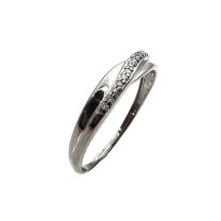 Tuotekuva Valkokultainen timanttisormus 17,5mm 13x0,005ct