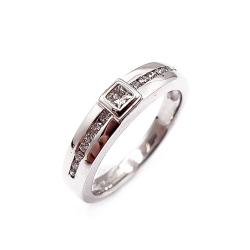 Tuotekuva Valkokultainen timanttisormus 16mm v.2011 yht. 0,19ct