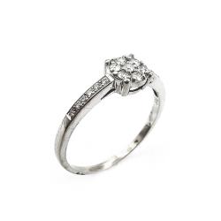 Tuotekuva 9k Timanttisormus 0,18ct 16,75mm
