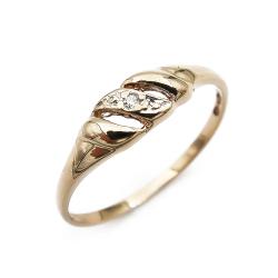 Tuotekuva Kultainen timanttisormus 0.005ct 18,0mm