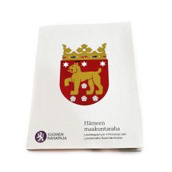 Tuotekuva Hämeen maakuntaraha 5 € 2011 Proof alkuperäiskansiossa – Suomen Rahapaja