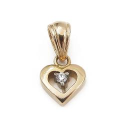 Tuotekuva Sydänriipus timantti 0,02ct
