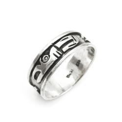 Tuotekuva Hopeasormus halk.20.5mm lev.6mm