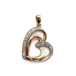 Tuotekuva Sydänriipus timanteilla 0,055ct