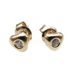 Tuotekuva Kultaiset zirk. nappikorvakorut  5mm