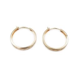 Tuotekuva Kultaiset rengaskorvakorut halk.12mm lev.2mm