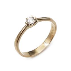Tuotekuva Timanttisormus 0,1ct koko 17,75 lev.3mm