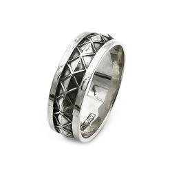 Tuotekuva Hopeinen sormus x-kuvion 19mm v.-62